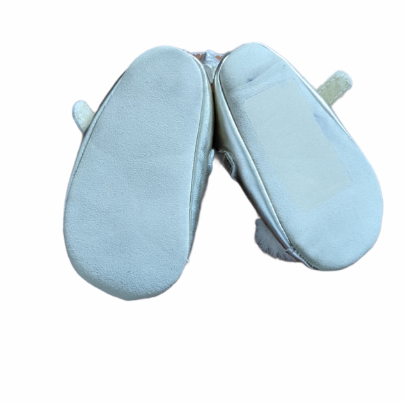 Metallic animal velcro soft sole shoes - Picture 3 of 4